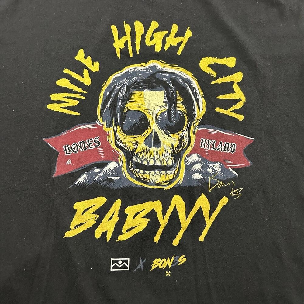 Denver Nuggets Bones Hyland Short Sleeve T Shirt Mens Xl Black